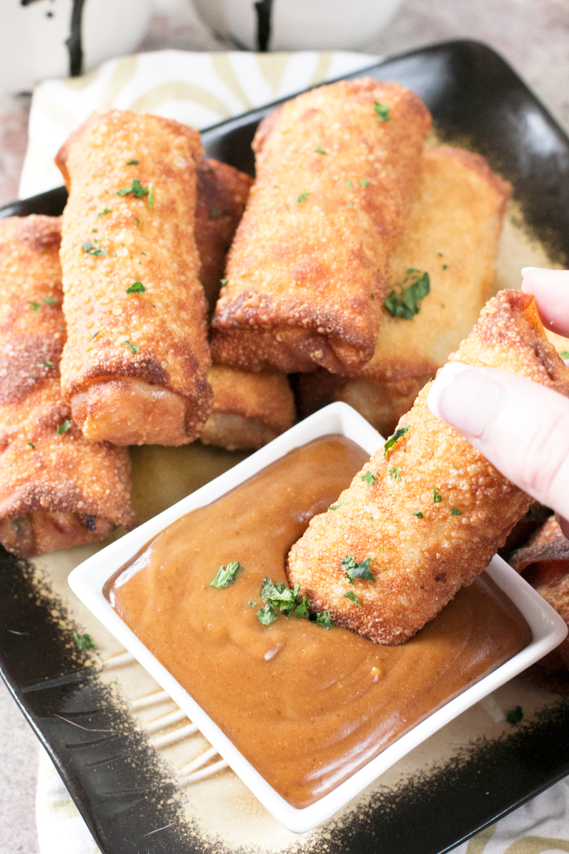 Chicken Or Shrimp Egg Rolls With Dipping Sauces Recipe