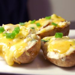 Cheesy Twice Baked Potatoes - Life's Ambrosia