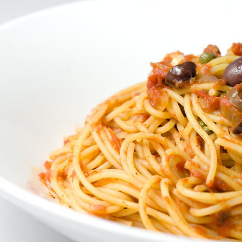 Spaghetti Puttanesca - Life's Ambrosia
