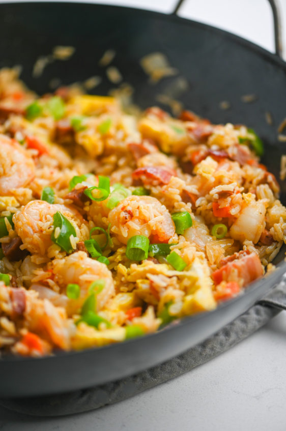 Andouille Shrimp Fried Rice