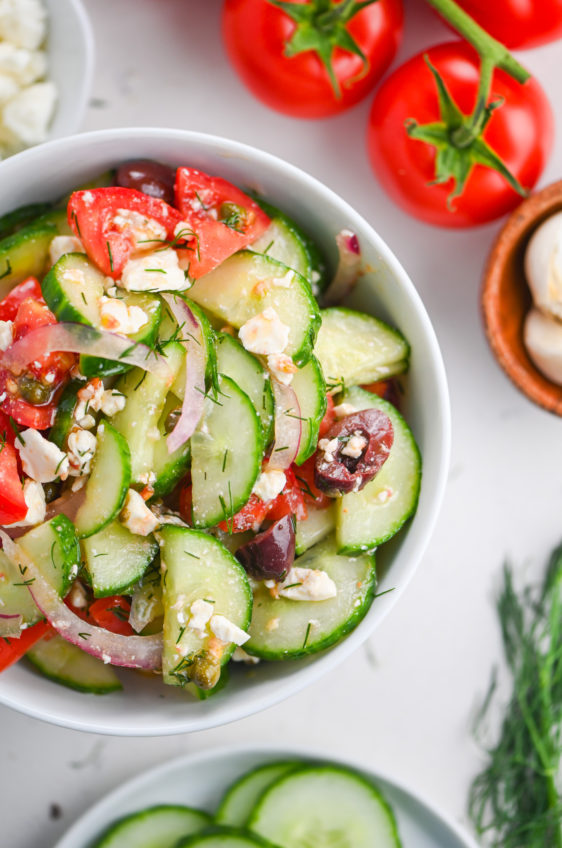 Greek Cucumber Salad