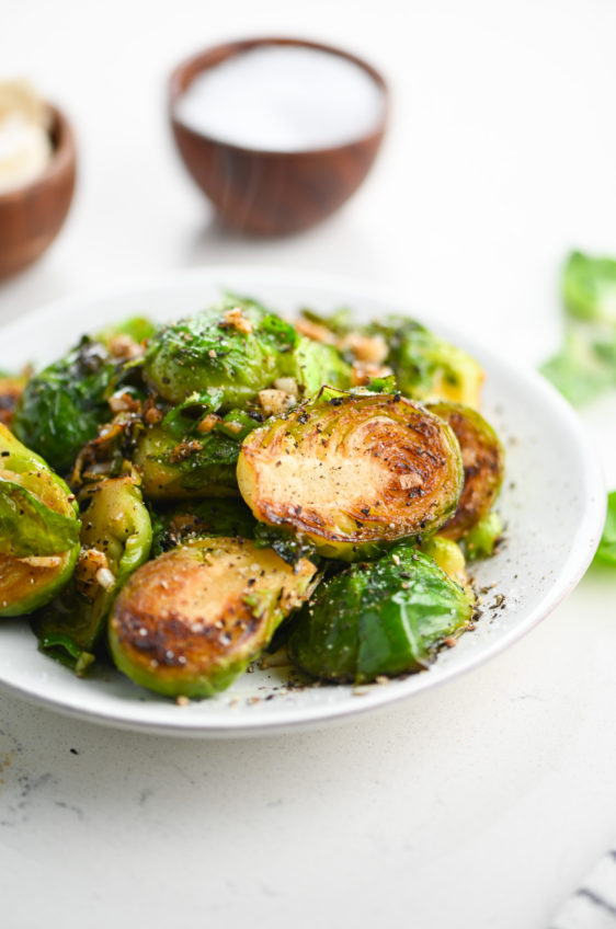 Crispy Salt and Pepper Brussels Sprouts