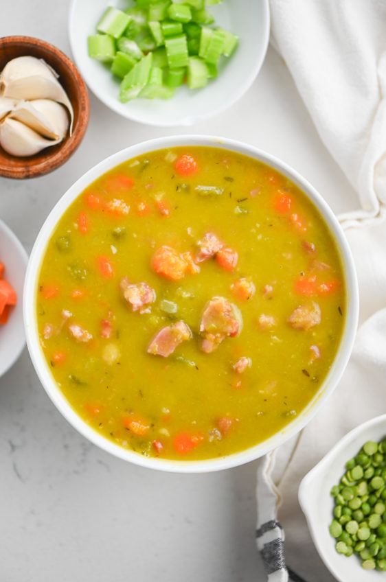 Split Pea Soup with Ham Hocks