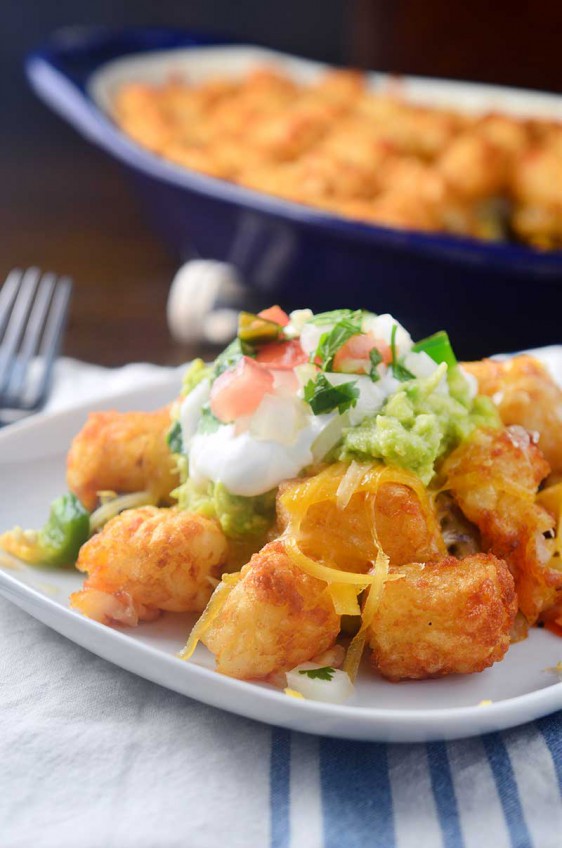 Chorizo Tater Tot Casserole