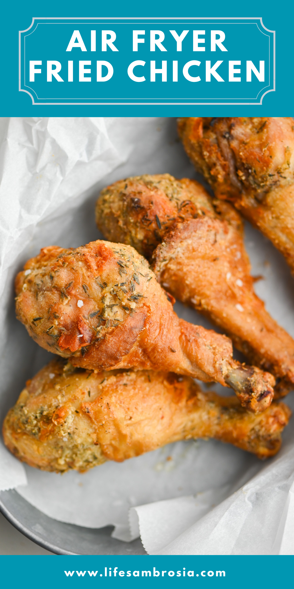 Air Fryer Fried Chicken Recipe - Life's Ambrosia