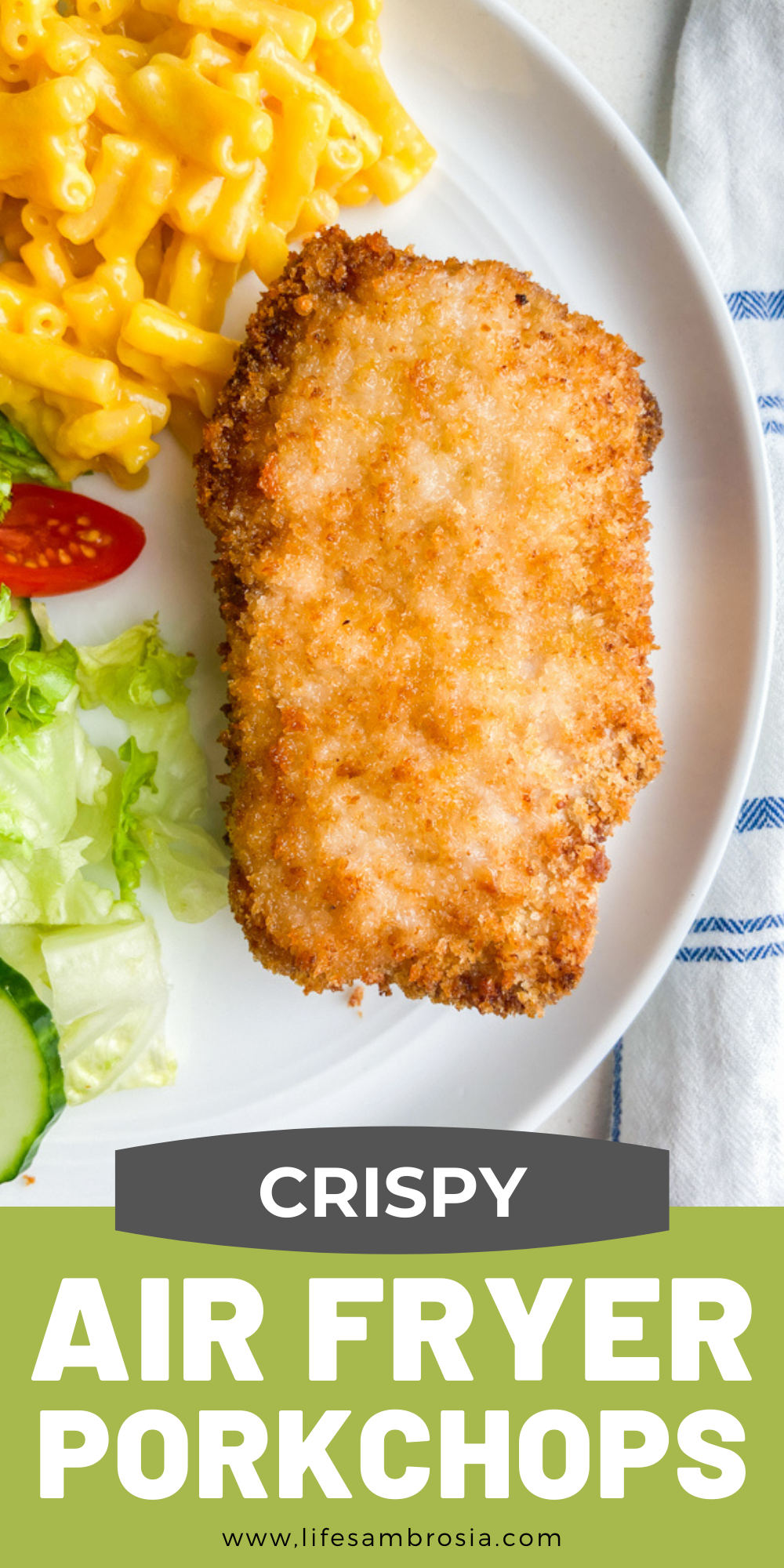 Air Fryer Boneless Pork Chops Recipe | Life's Ambrosia