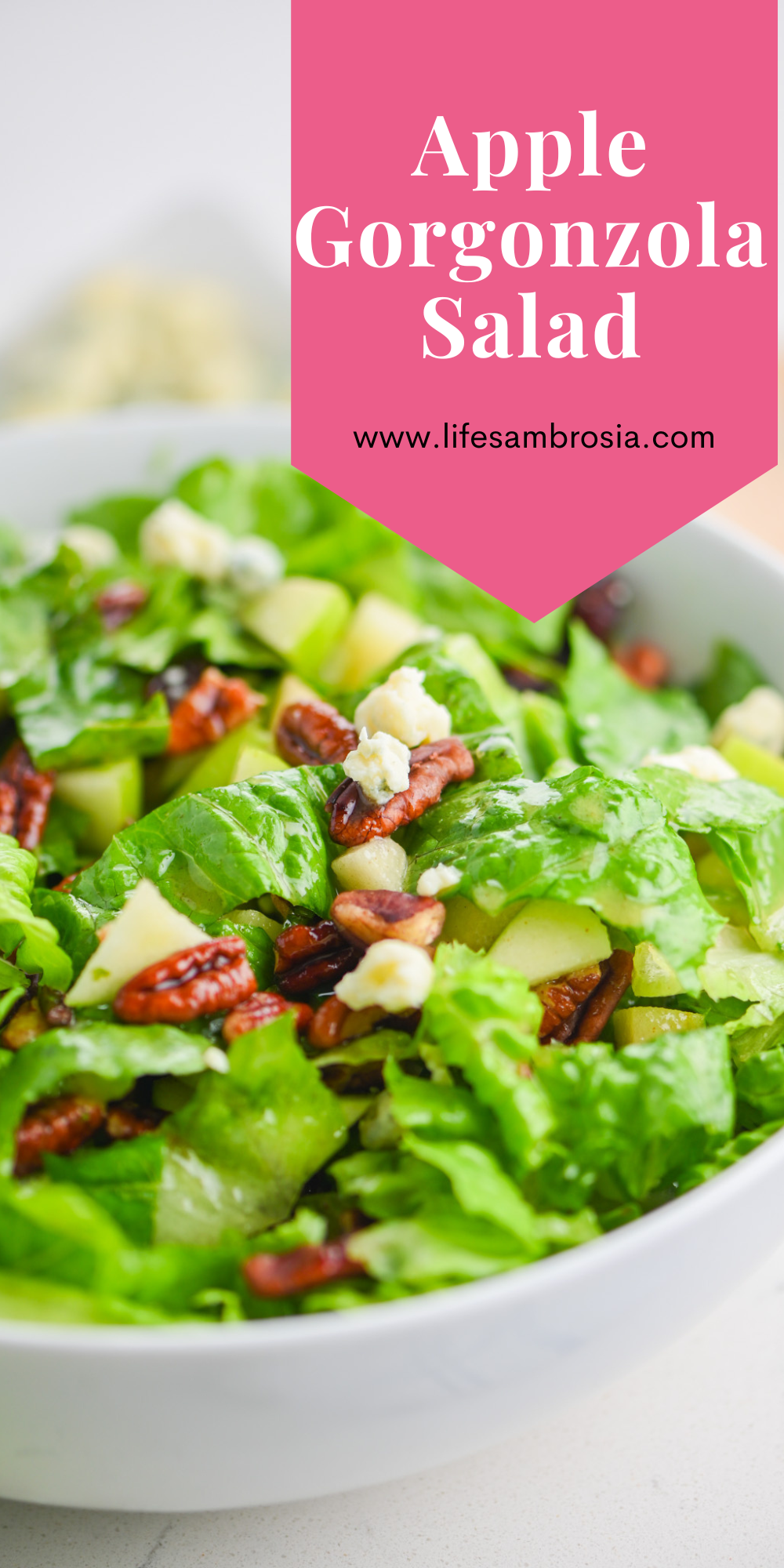 Apple Gorgonzola Salad Recipe | Life's Ambrosia