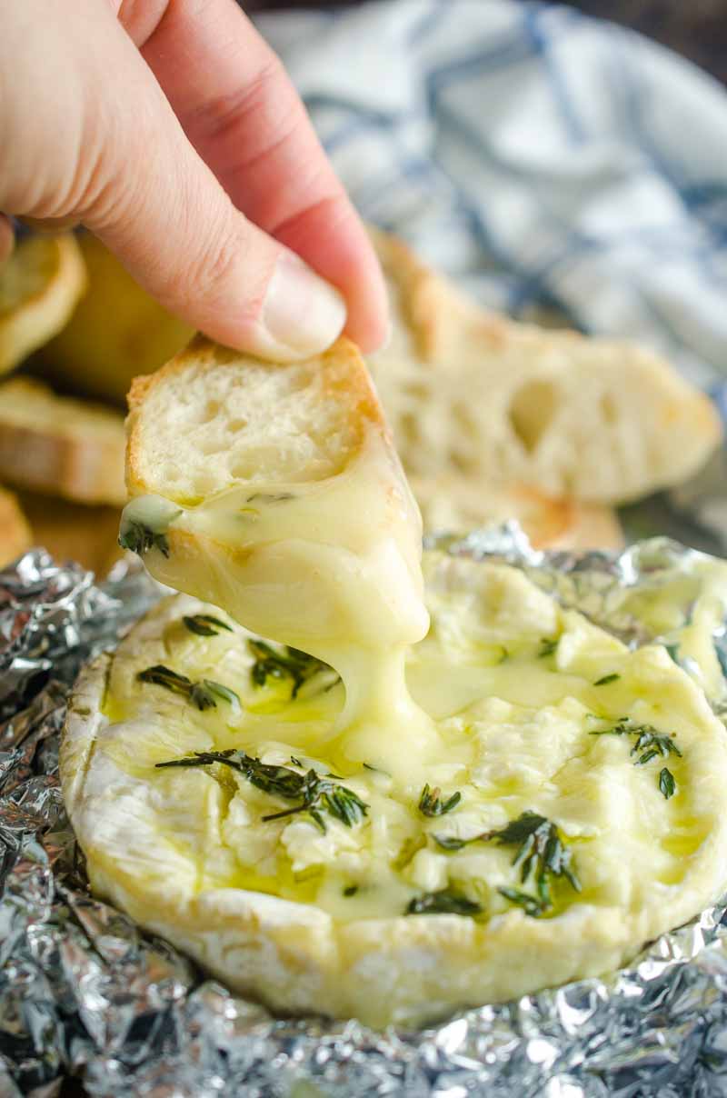 Baked Camembert Recipe | Garlic Baked Camembert | Life's Ambrosia