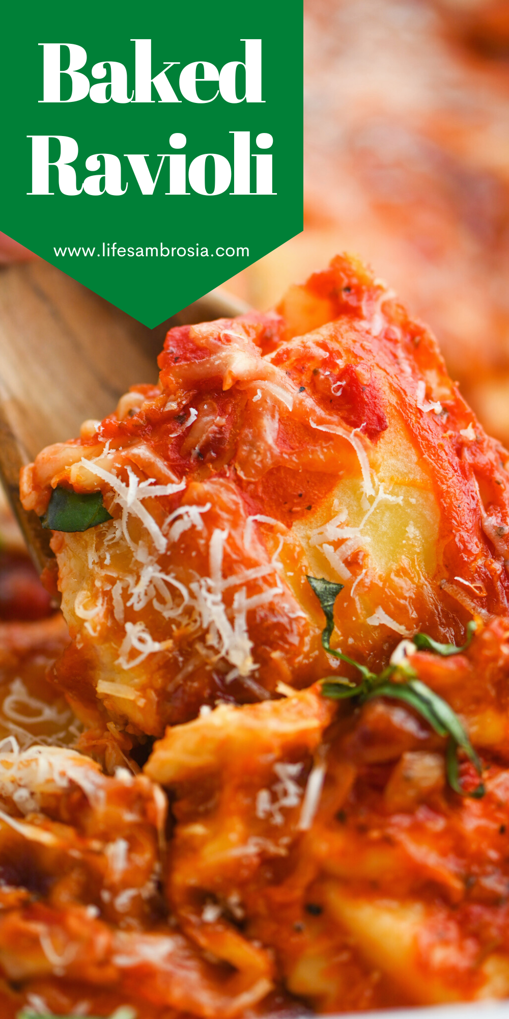 Baked Ravioli Recipe | Life's Ambrosia