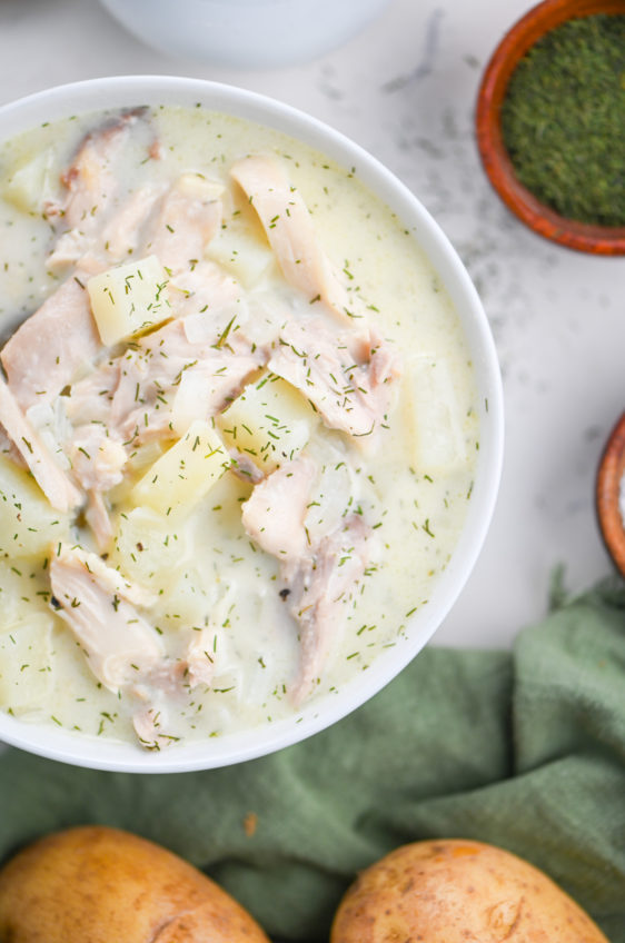 Creamy Dill Chicken Soup