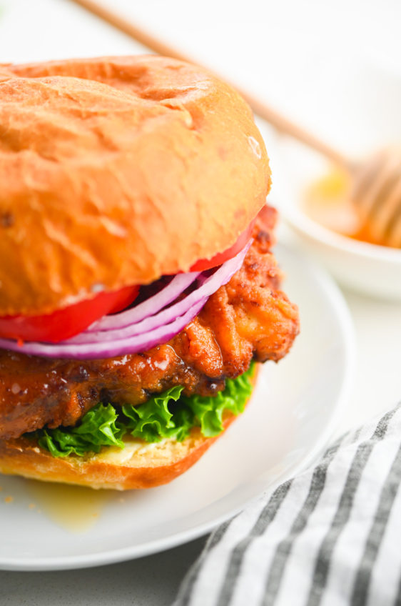 Honey Kissed Crispy Chicken Sandwich