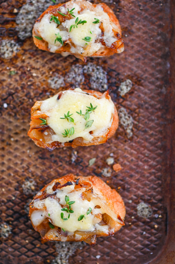 French Onion Crostini