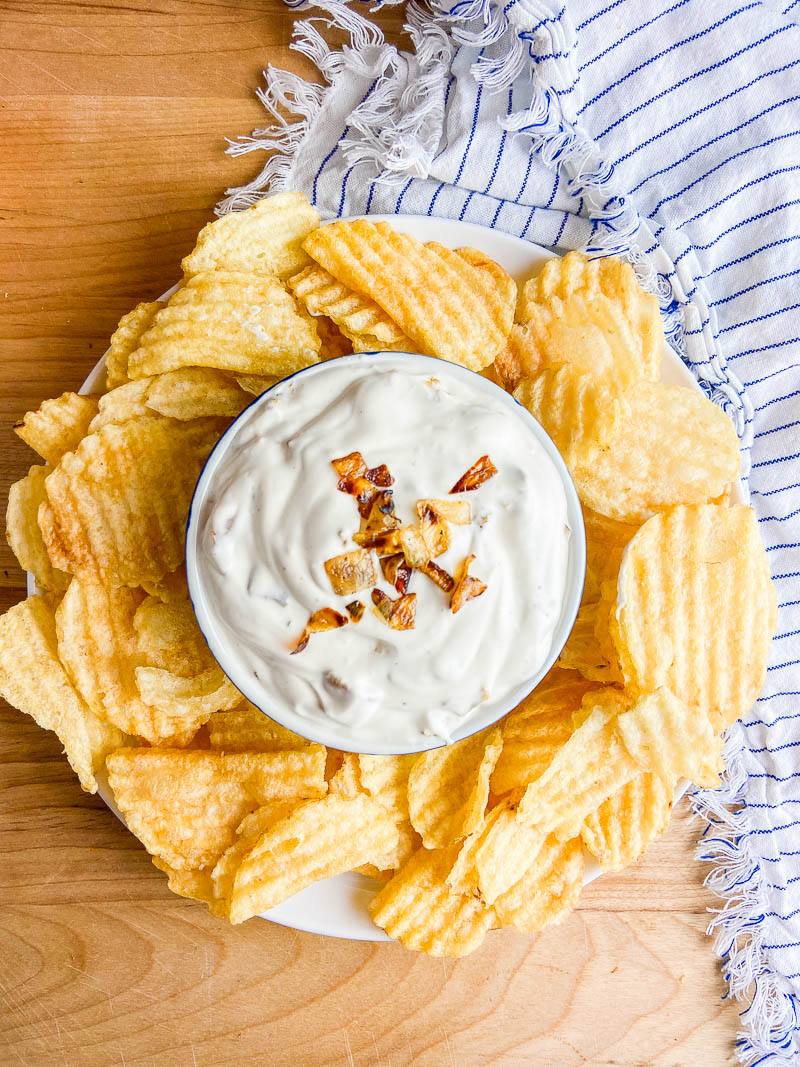 Homemade French Onion Dip Recipe - Life's Ambrosia