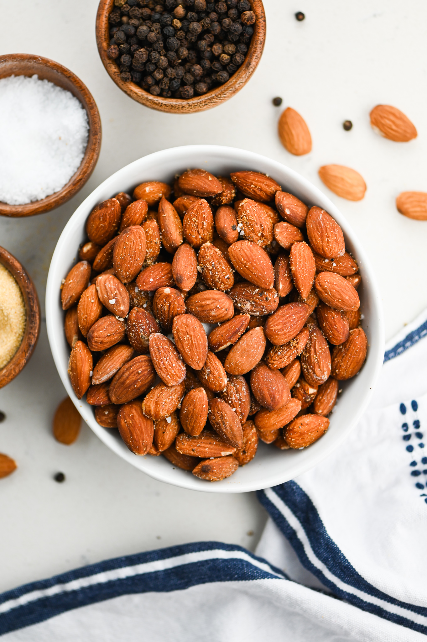 Our Sweet and Spicy Toasted Almonds are a Great Midday Snack