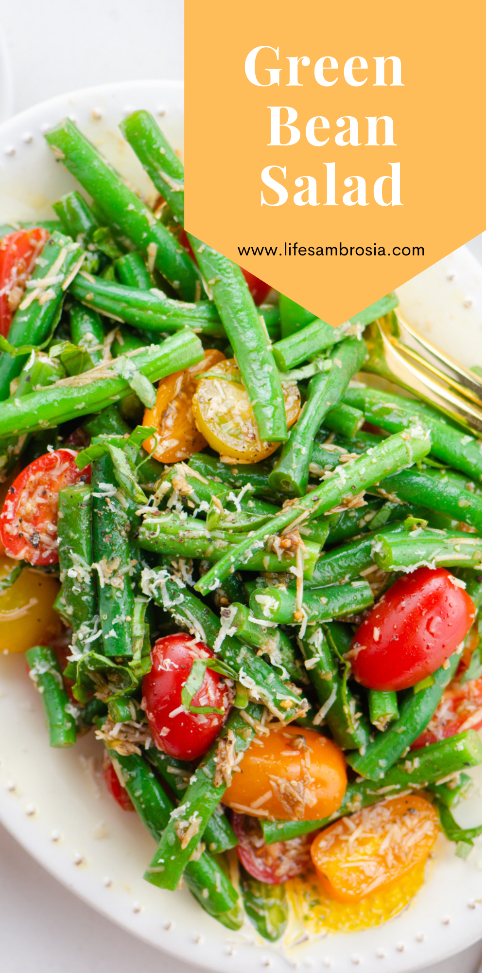 Cold Green Bean Salad Recipe | Life's Ambrosia