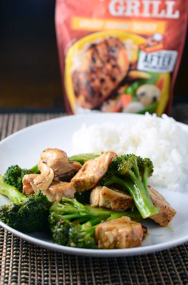 Grilled Chicken Teriyaki & Broccoli Stir Fry - Life's Ambrosia