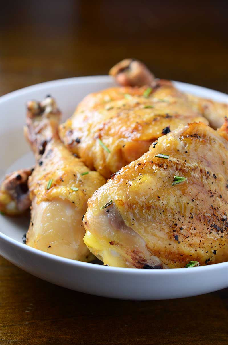 Grilled Rosemary Brined Chicken - Life's Ambrosia