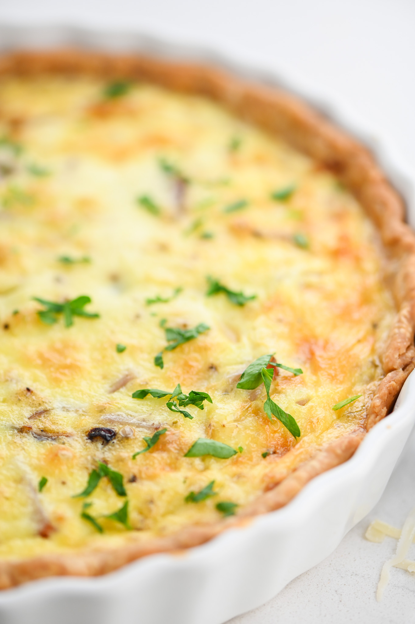 Ham and Cheese Quiche - Life's Ambrosia