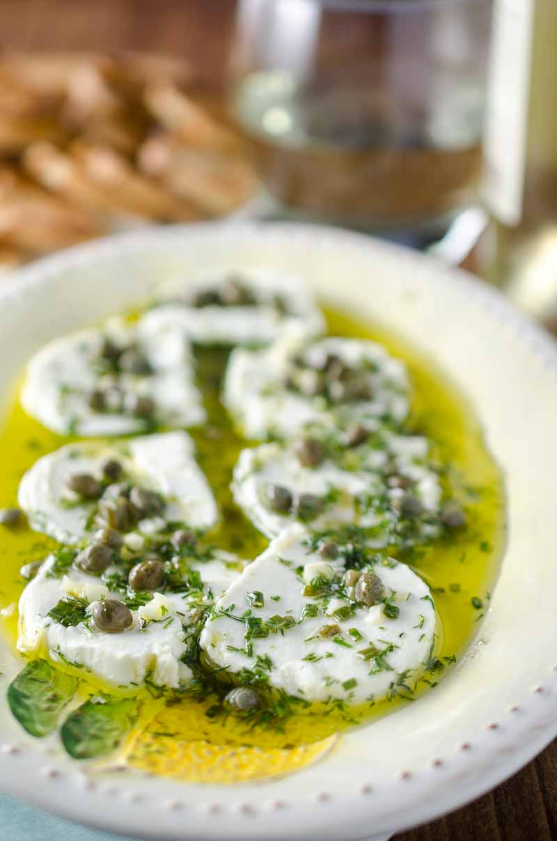 Herb Marinated Goat Cheese