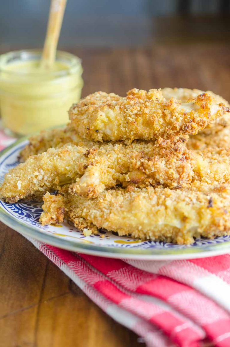 Baked Honey Mustard Chicken Tenders Lifes Ambrosia 