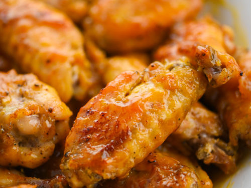 Hot Honey Mustard Wings Recipe | Life's Ambrosia