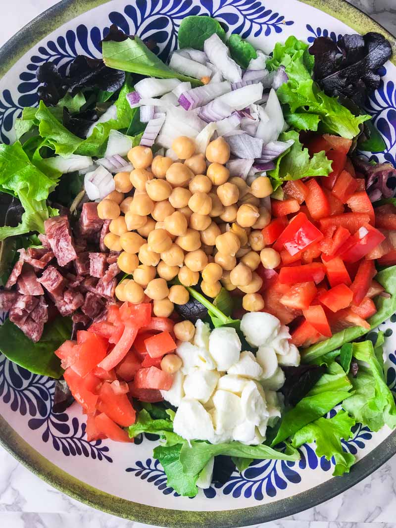 The BEST Italian Chopped Salad Recipe - Life's Ambrosia