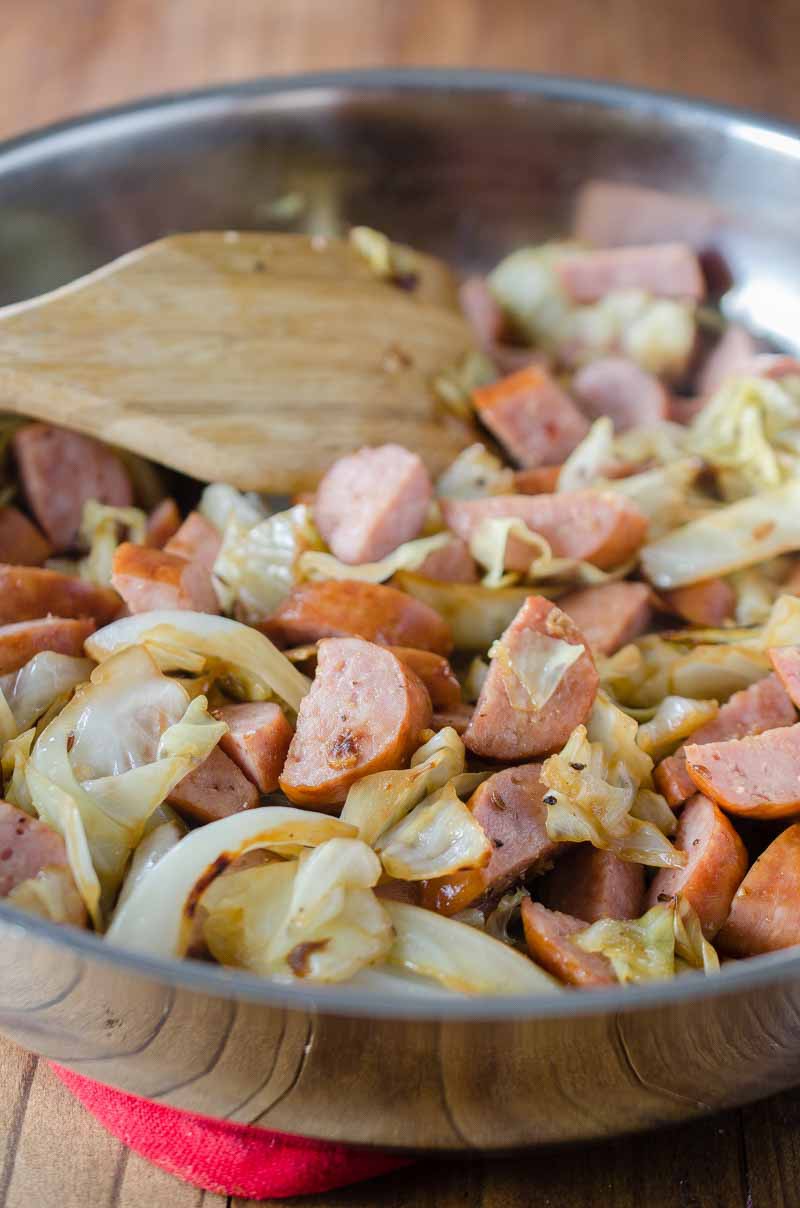 Kielbasa and Cabbage - Life's Ambrosia