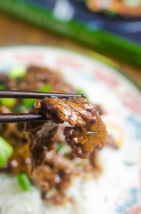 Pressure Cooker Mongolian Beef - Life's Ambrosia