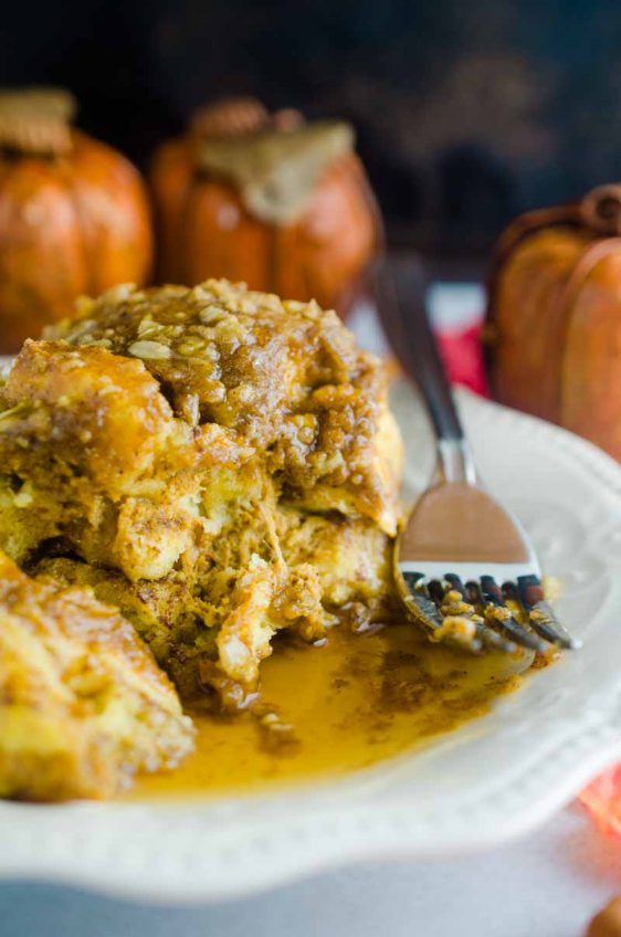 Pumpkin French Toast Casserole - Life's Ambrosia