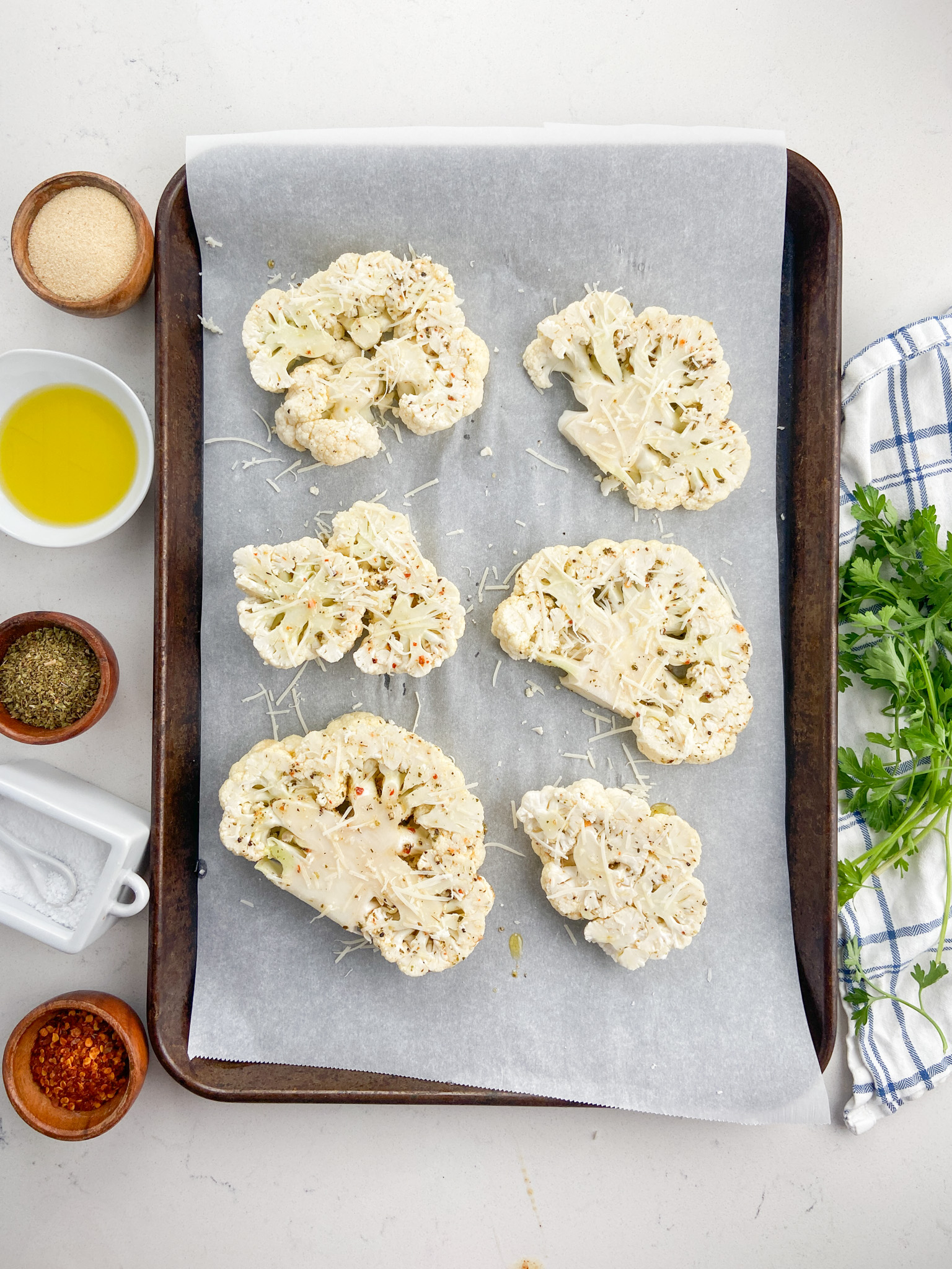 Roasted Cauliflower Steaks Recipe Life S Ambrosia