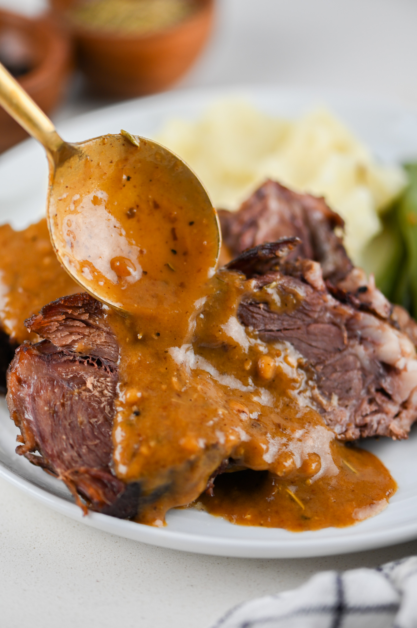 Cajun Pot Roast with Tomato Gravy - Life's Ambrosia