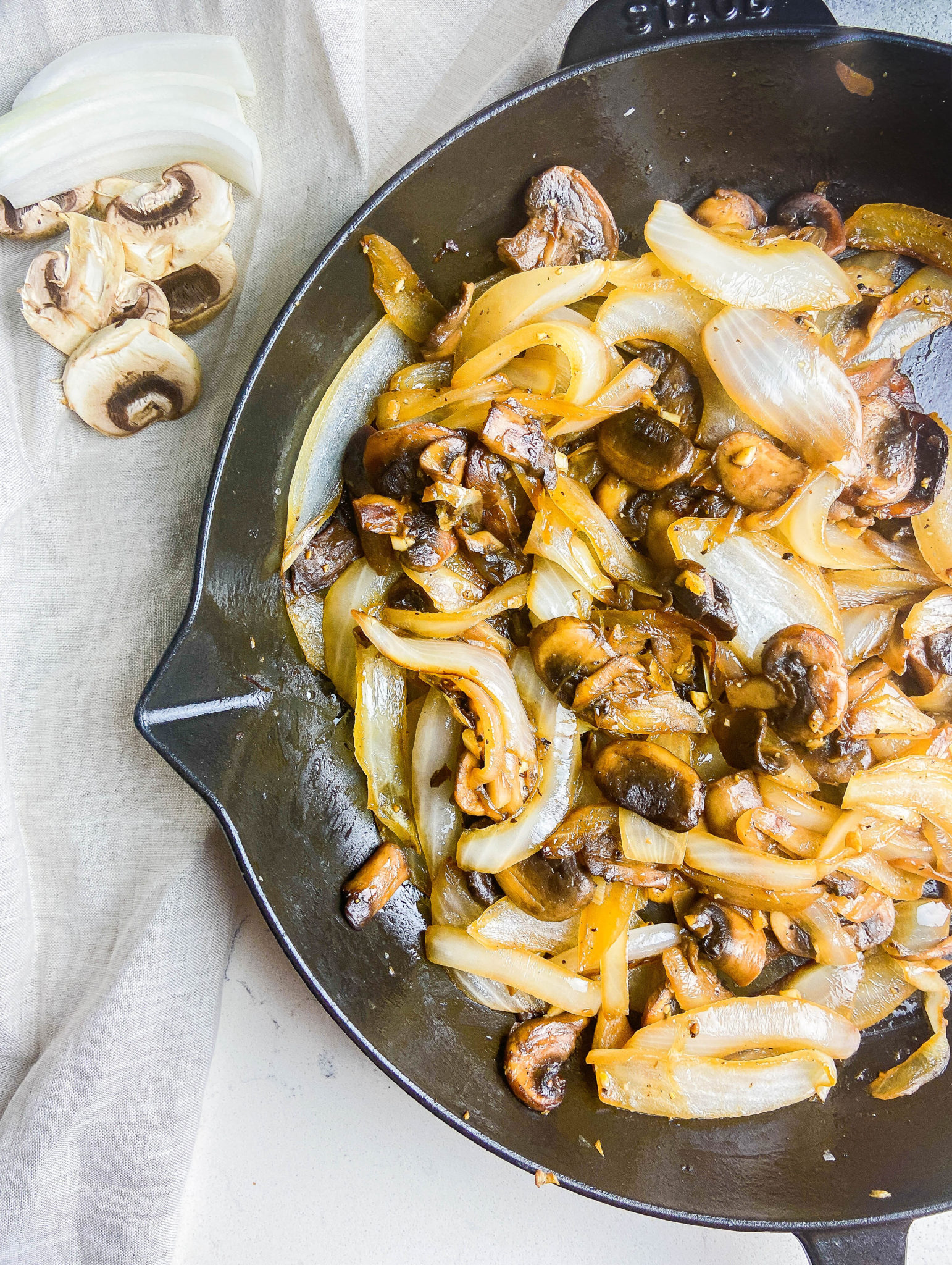 Sautéed Mushrooms and Onions Recipe | Life's Ambrosia