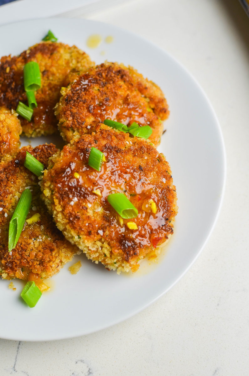 Oregon Shrimp Cakes with Apricot Ginger Sauce Recipe | Life's Ambrosia