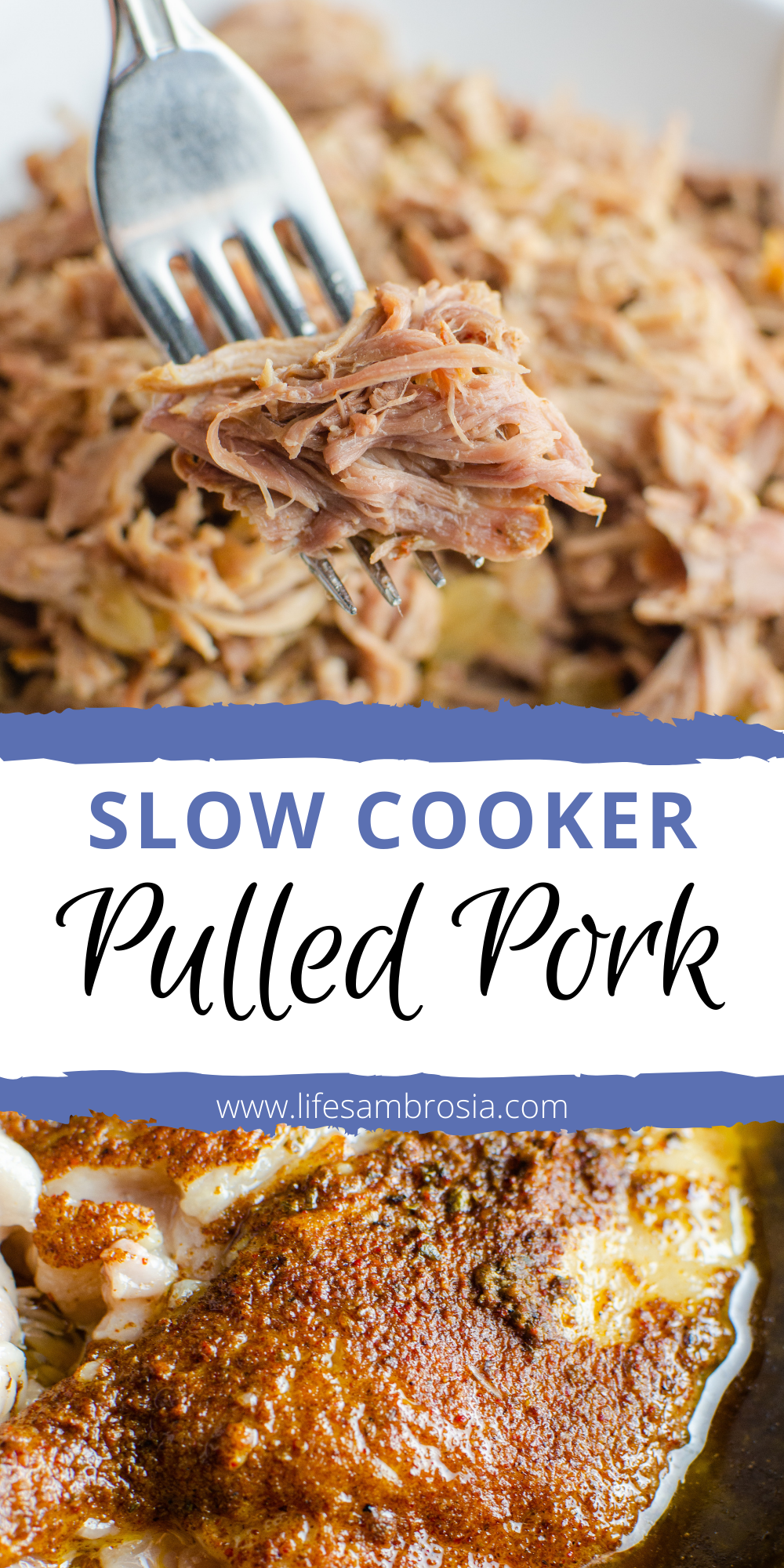 Best Slow Cooker Pulled Pork | Crock Pot Pulled Pork | Life's Ambrosia