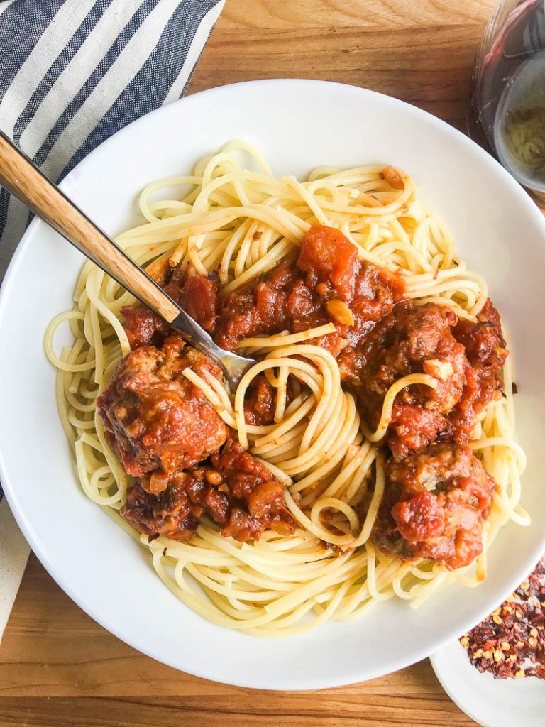 Homemade Spaghetti and Meatballs Recipe - Life's Ambrosia