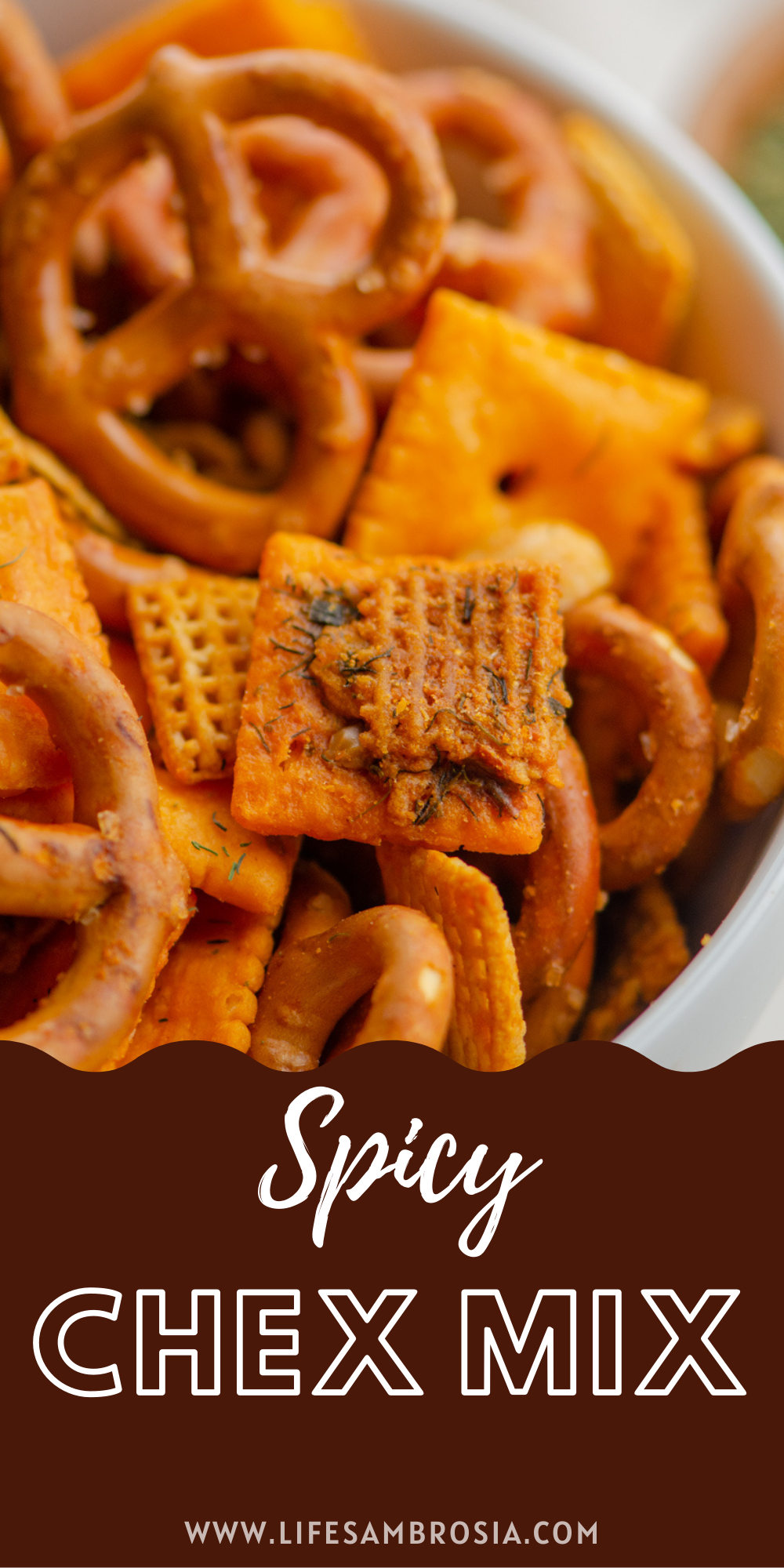 Spicy Buffalo Chex Mix Recipe Life S Ambrosia