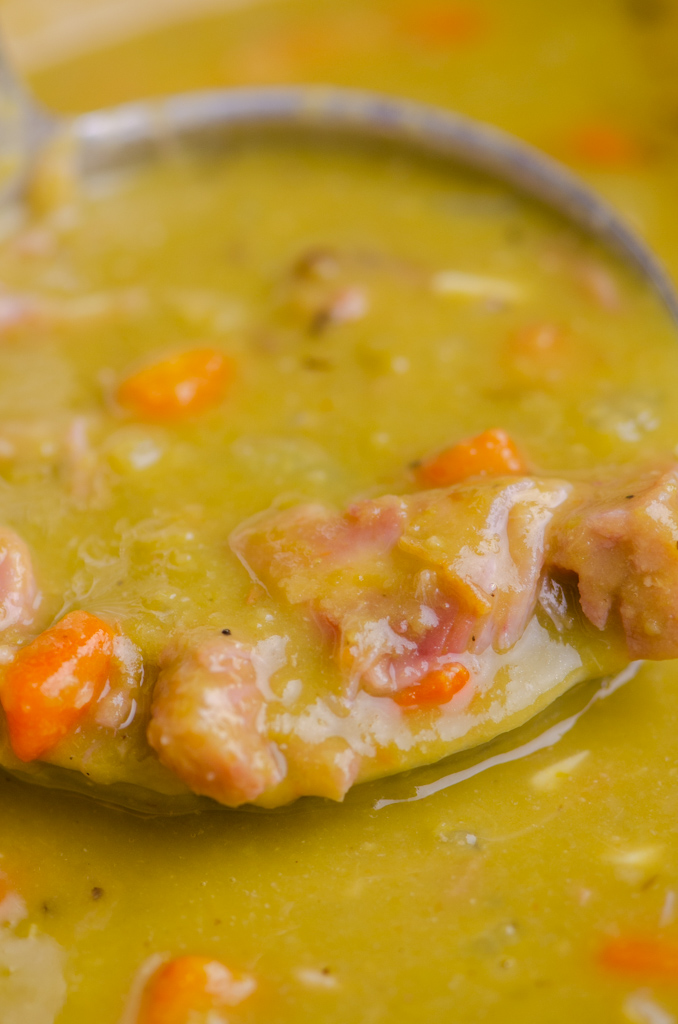 Split Pea Soup with Ham - Striped Spatula