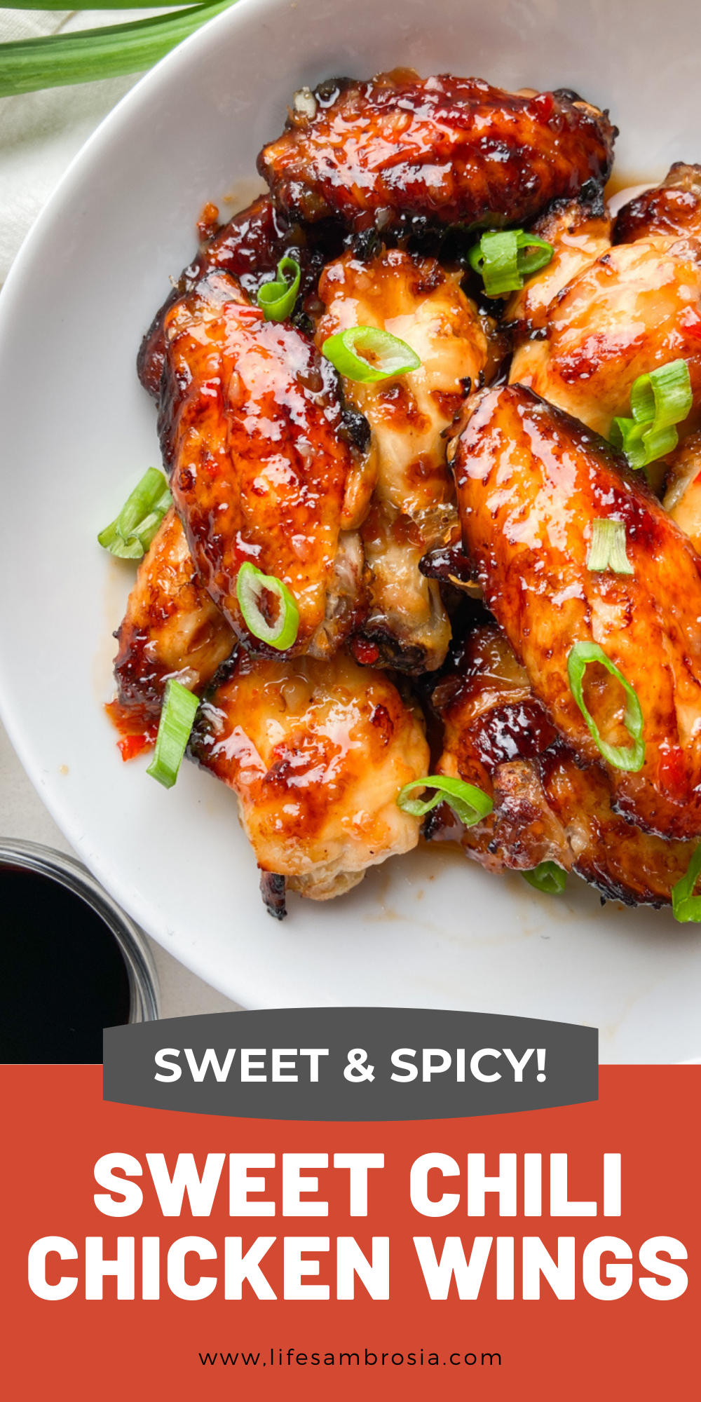 Sweet Chili Chicken Wings Recipe Lifes Ambrosia 8702