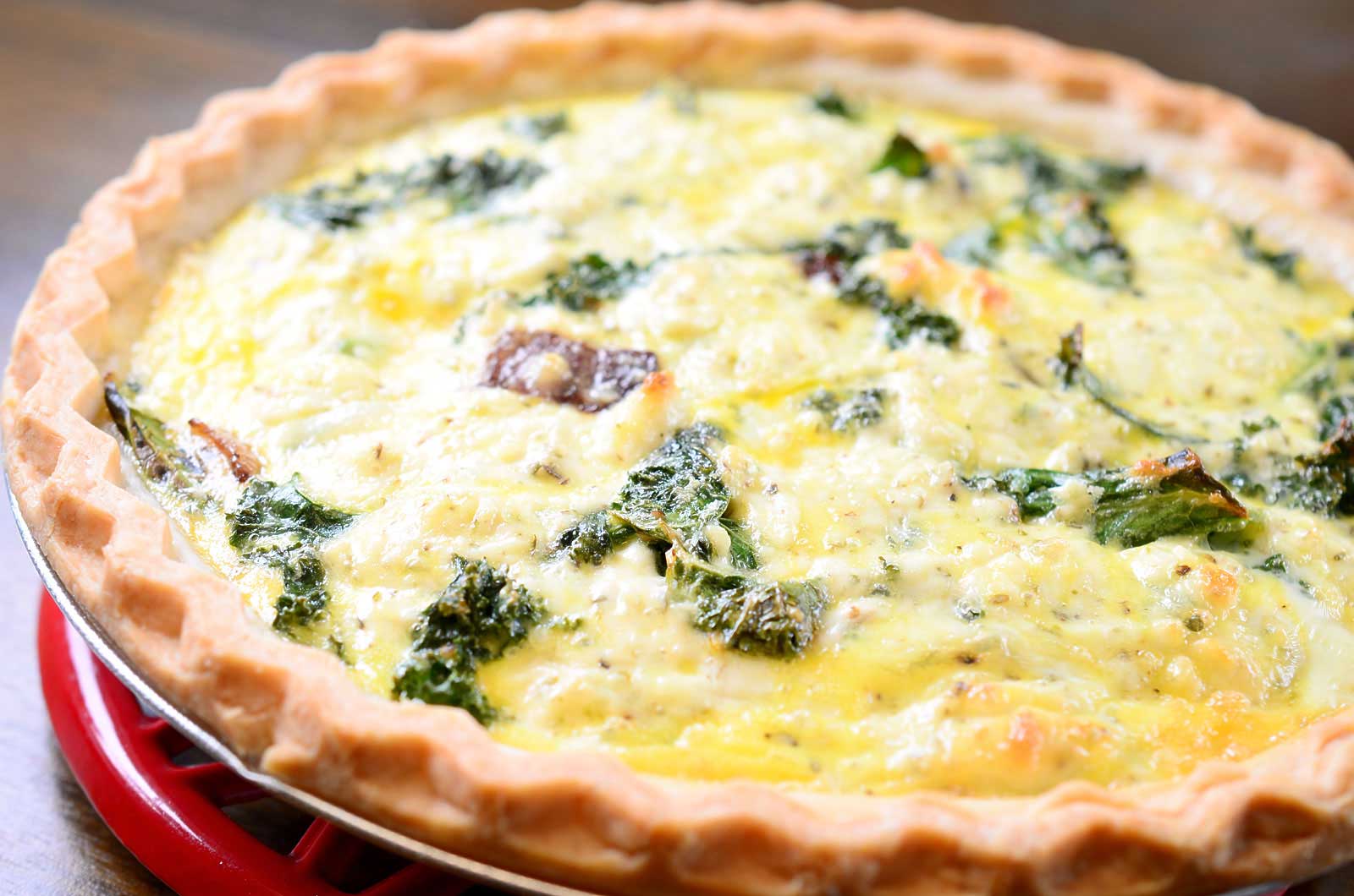 Kale and Goat Cheese Quiche Life's Ambrosia