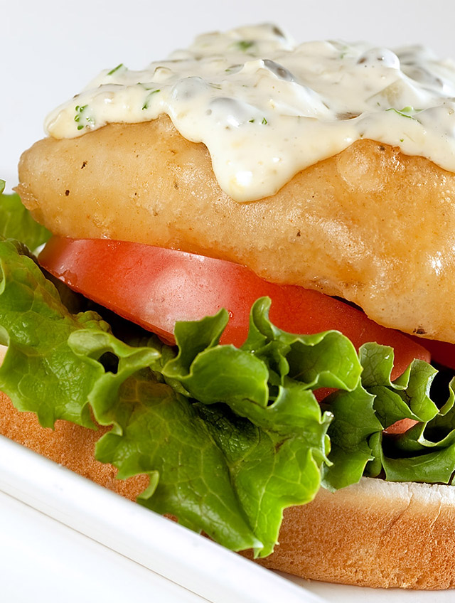 Beer Battered Fish Sandwich - Life's Ambrosia