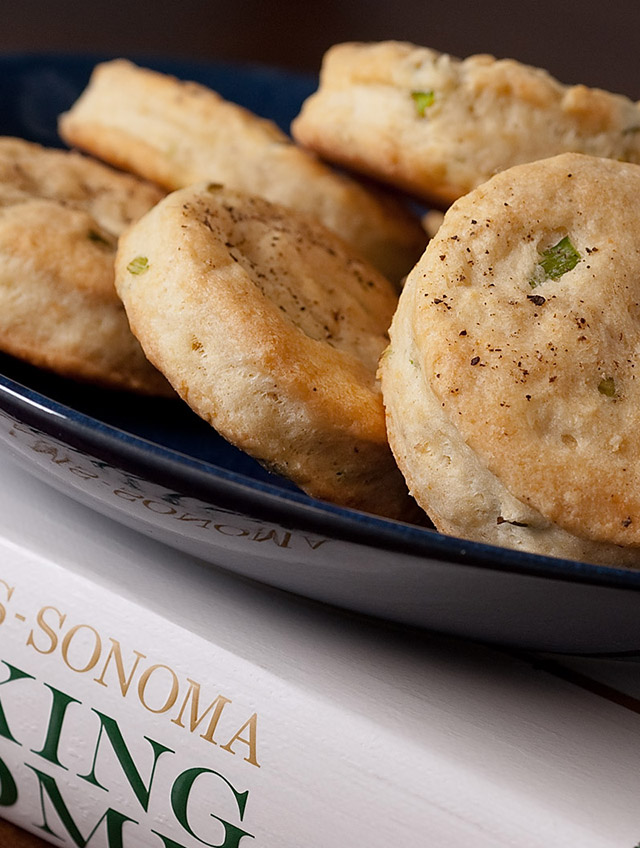 Chive Cream Biscuits