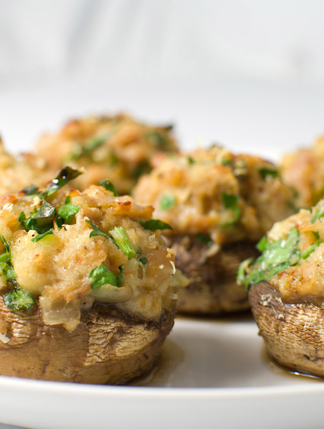 Stuffed Artichoke Bottoms - Life's Ambrosia