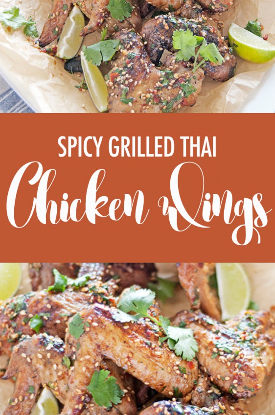 Spicy Grilled Thai Chicken Wings - Life's Ambrosia