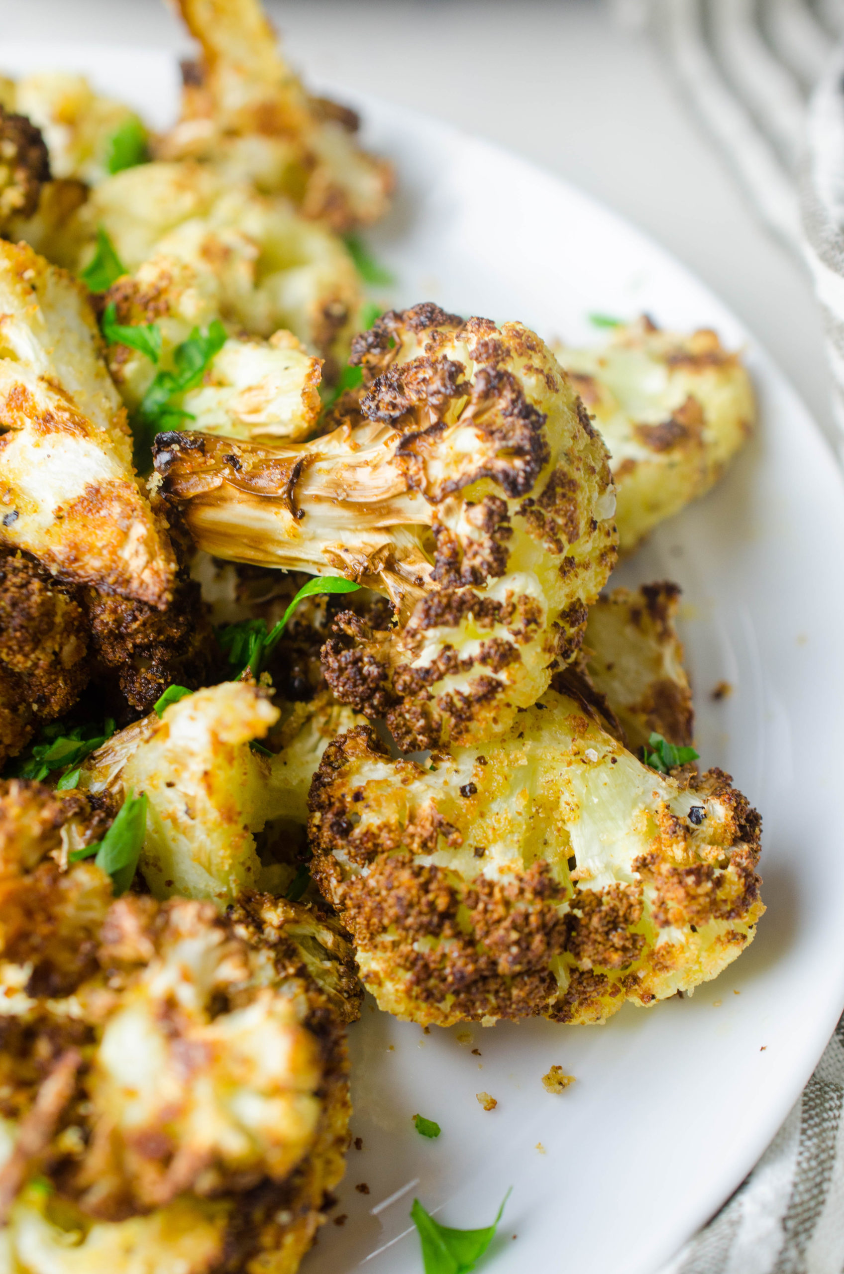 Air Fryer Cauliflower Recipe Vegetarian Side Dish Lifes Ambrosia