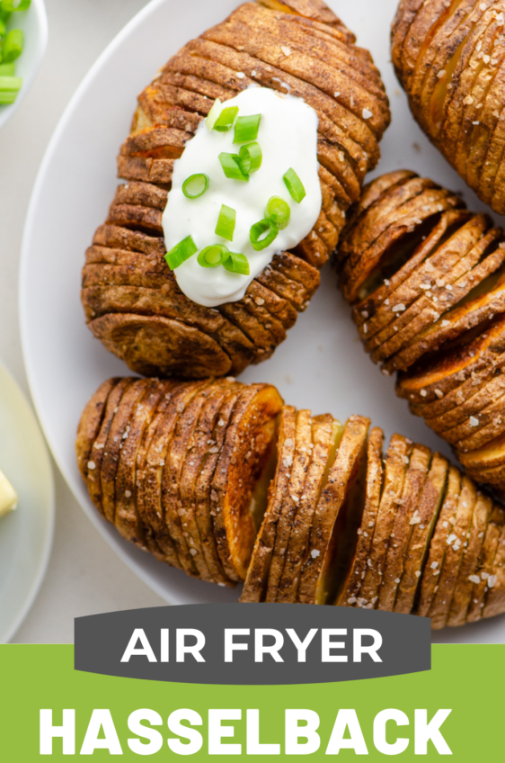 Easy Air Fryer Mini Hasselback Potatoes - Wholesome Patisserie