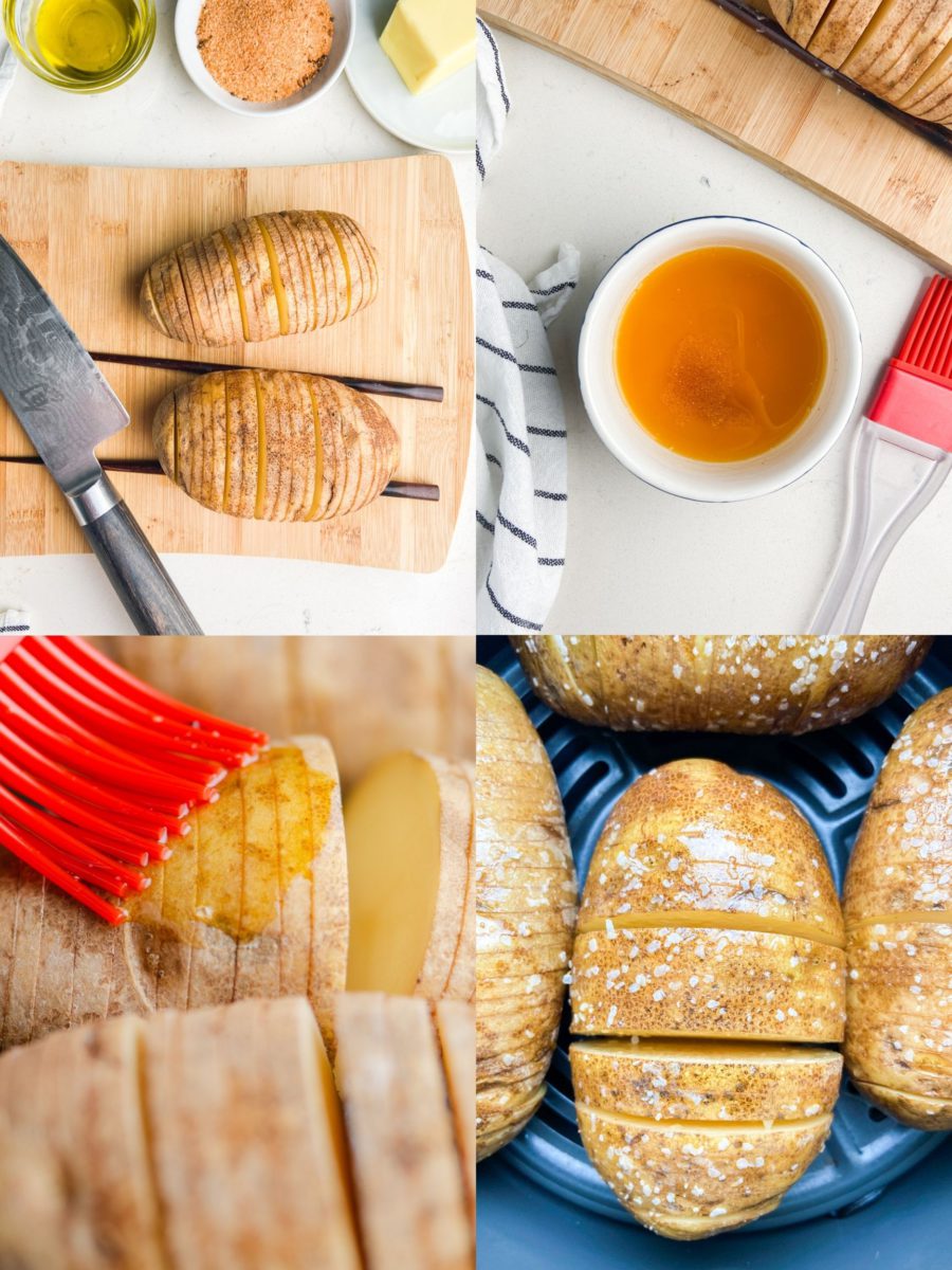 How to cut a Hasselback Potato