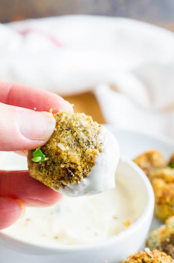 Air Fryer Mushrooms - Crispy Fried Mushrooms - Life's Ambrosia