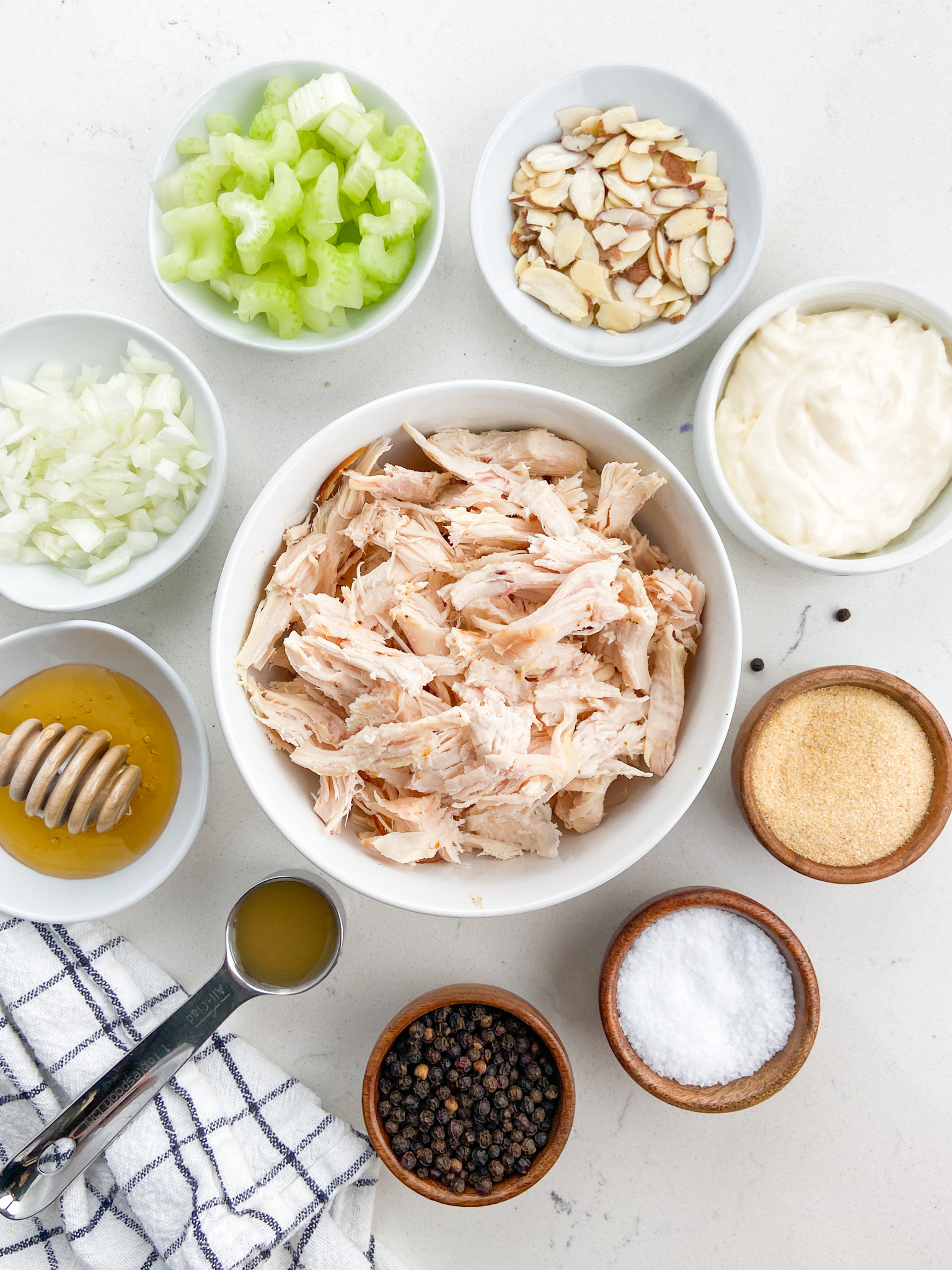 Almond Chicken Salad Recipe Lifes Ambrosia 9241