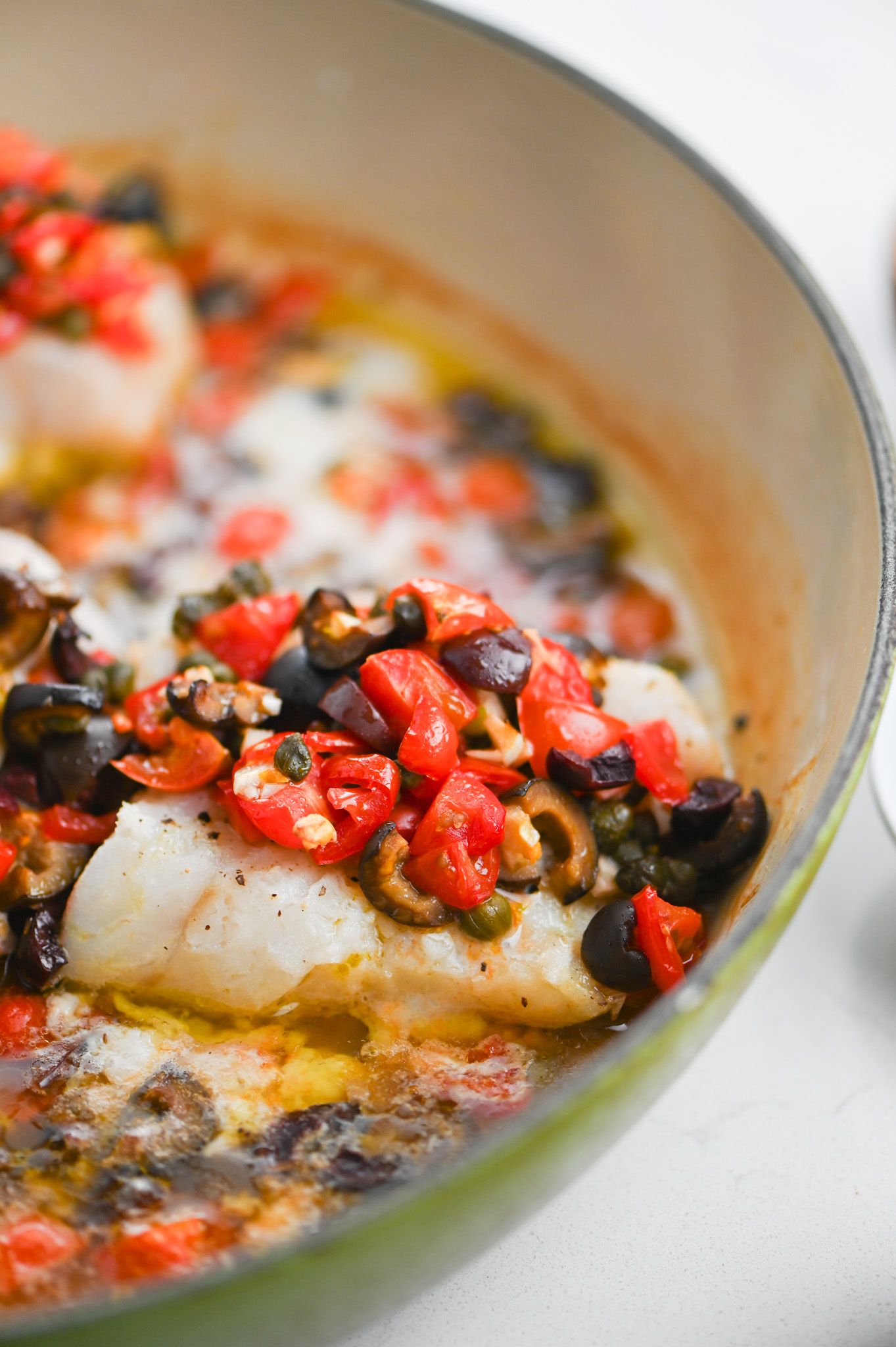 Baked Bruschetta Cod Recipe | Life's Ambrosia