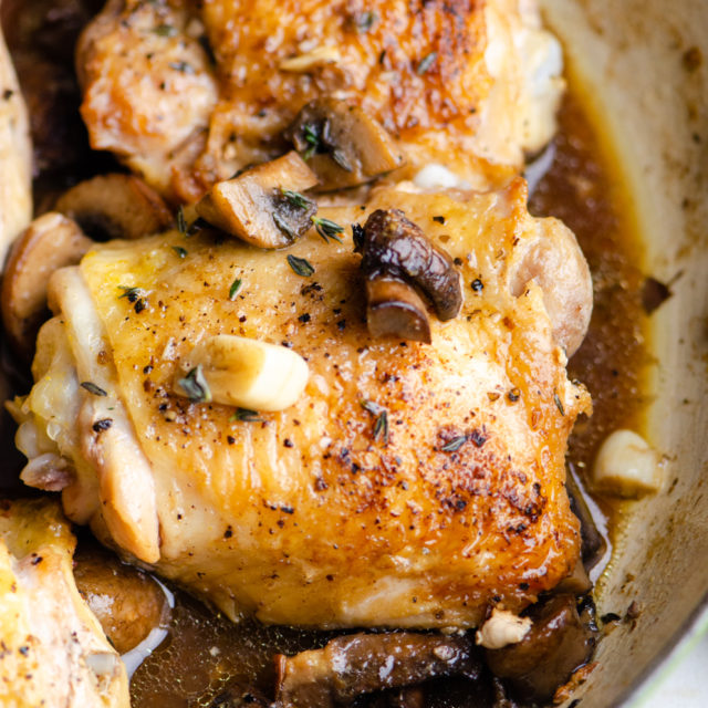 Baked Chicken with Mushrooms Recipe | Life's Ambrosia